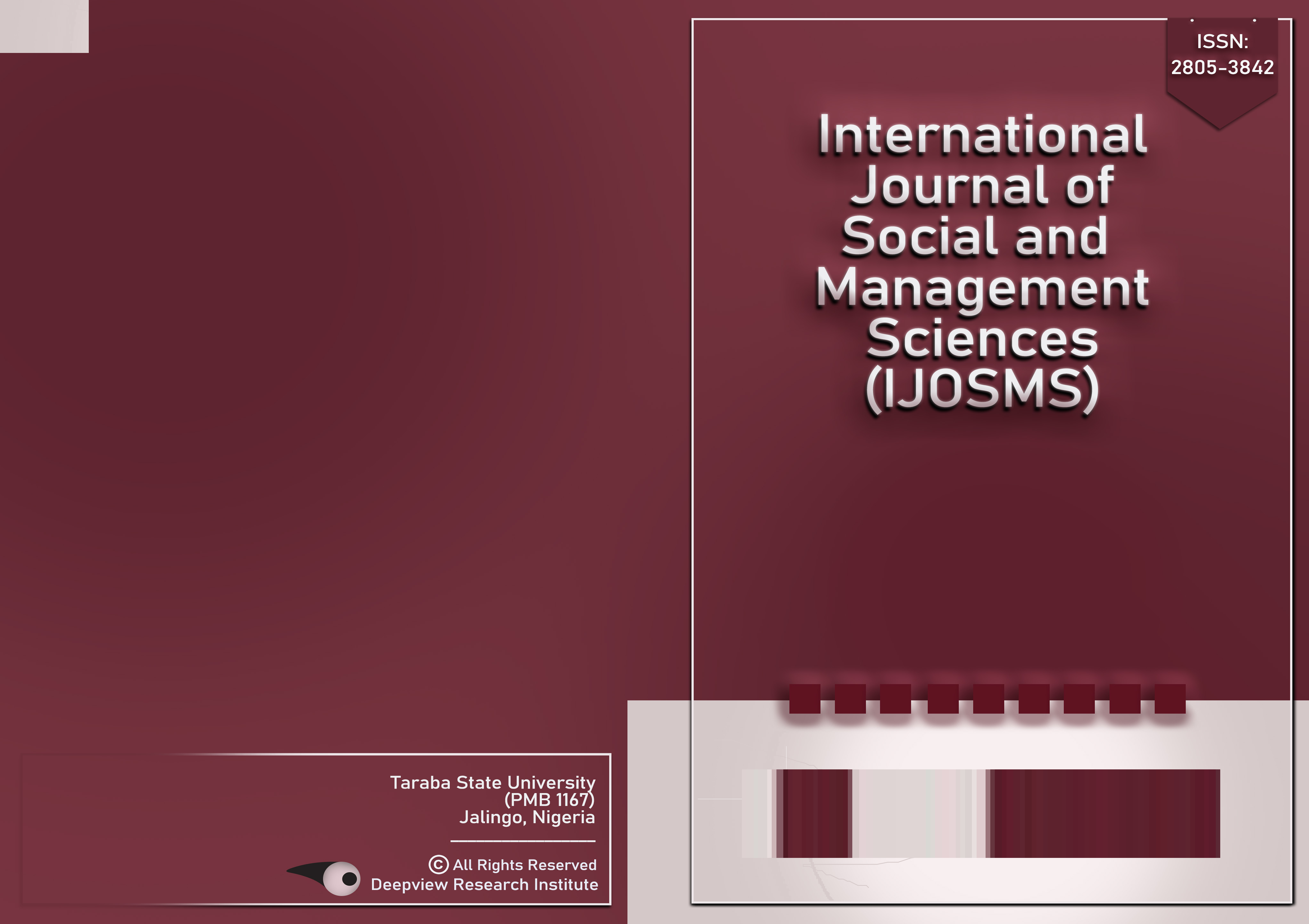 					View Vol. 4 No. 1 (2025): International Journal of Social and Management Sciences (IJOSMS)
				
